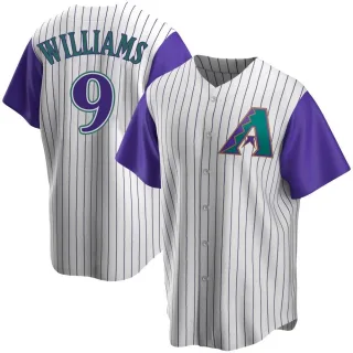 Replica Men's Matt Williams Arizona Diamondbacks Alternate Cooperstown Collection Jersey - Cream/Purple