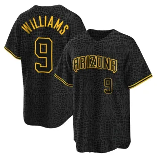 Replica Youth Matt Williams Arizona Diamondbacks Snake Skin City Jersey - Black